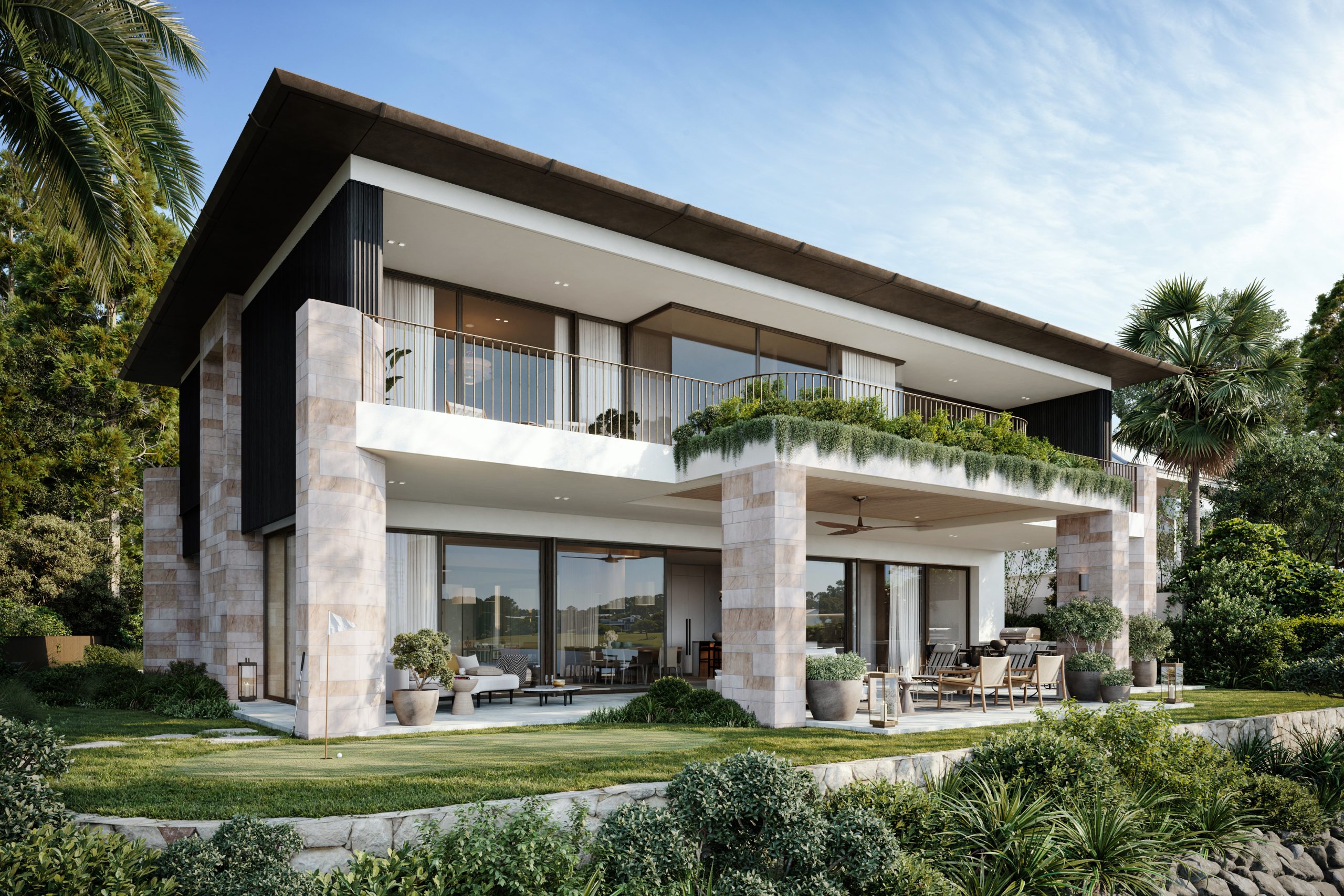 Campbell Architecture N3 HOUSE Gold Coast - resort home gold coast queensland resort luxury