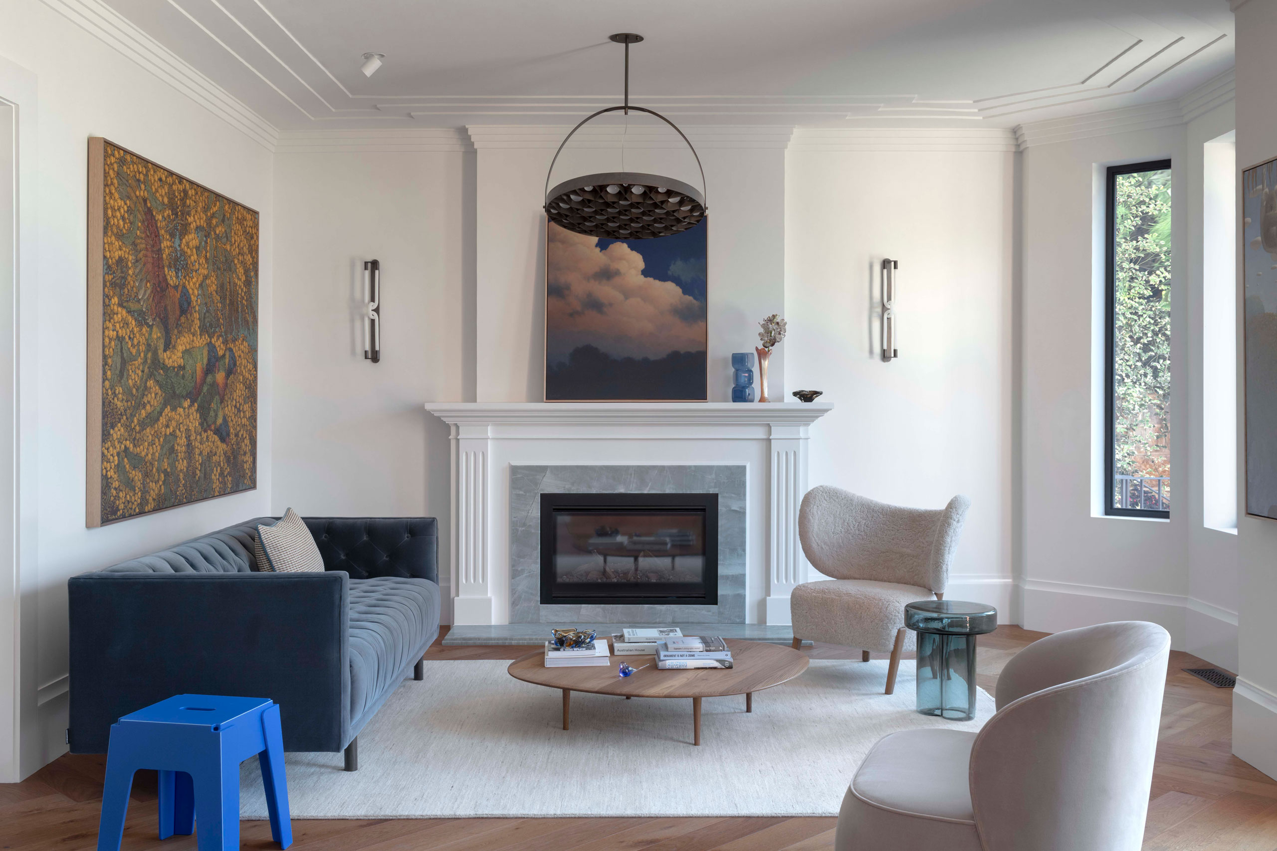 C4 House Vaucluse - sumptuous seating in formal living